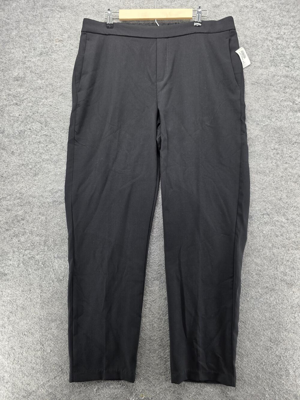 Old Navy Pants Womens 16 Tall Black Pull-On Stretch Trousers Work Office Comfort